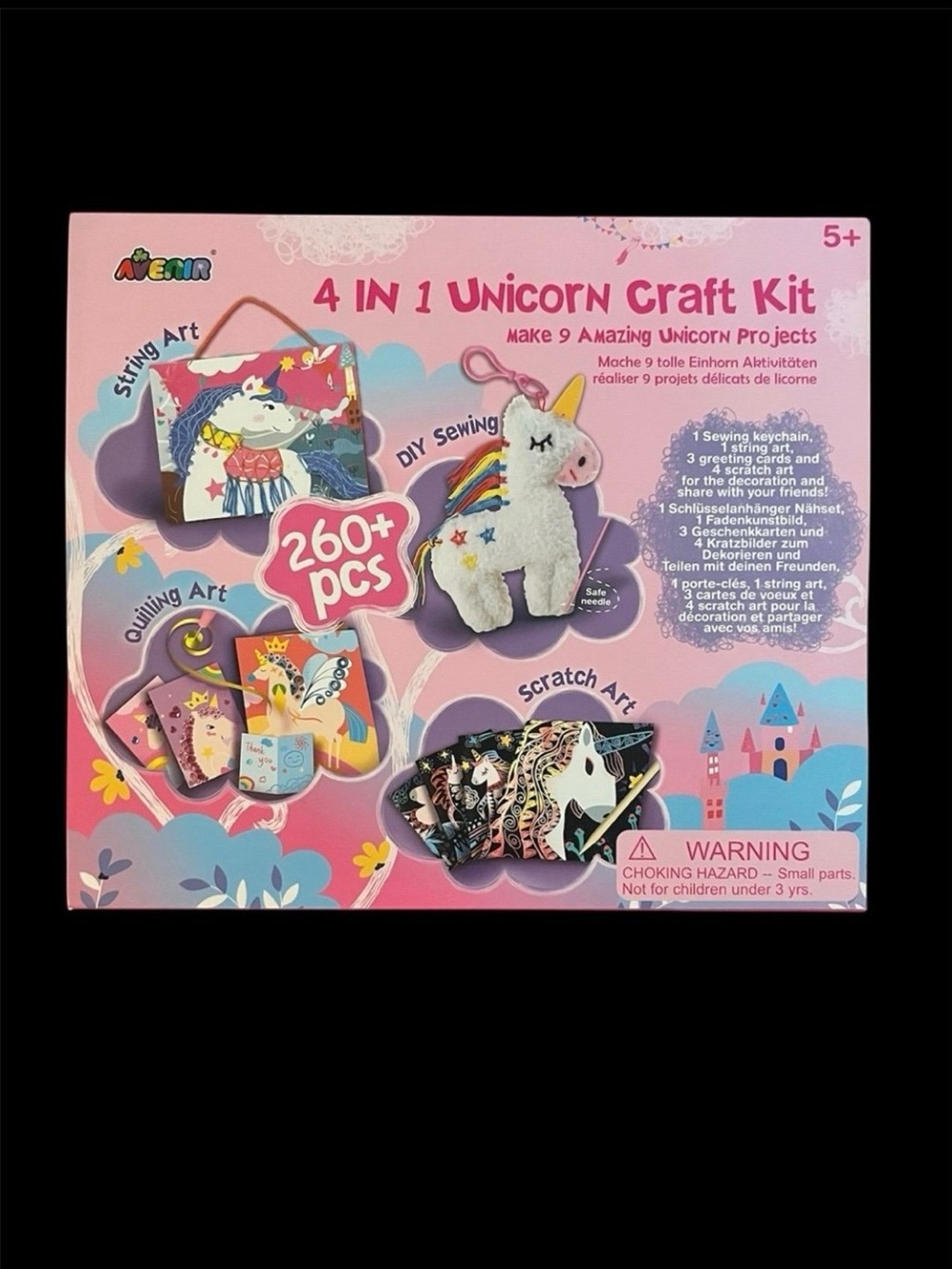 Avenir Unicorn 4 in 1 Craft Kit